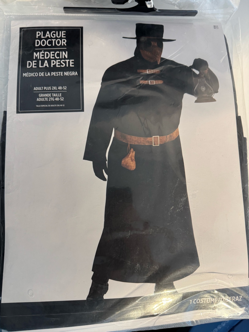 Plague Doctor Costume - Black